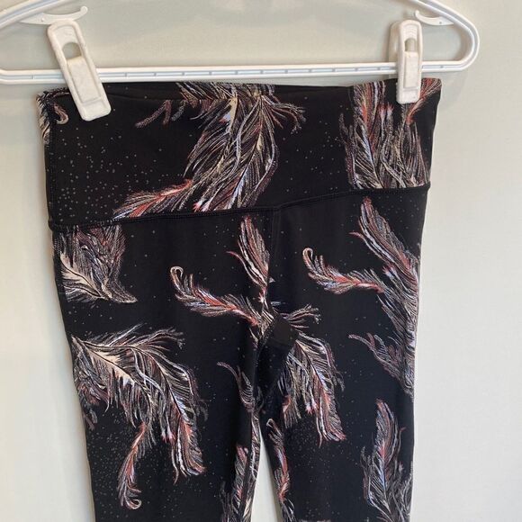 Free People Movement Serene Printed 7/8 Yoga Leggings Black - Picture 3 of 7